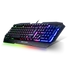 Spirit of Gamer Billentyűzet - PRO-K5 (105 gomb, Fém felső rész, RGB LED, USB, 19 anti-ghost, fekete, magyar)