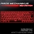 Spirit of Gamer Billentyűzet Mechanikus - XPERT K200 White  (TKL, SOG red, RGB LED,USB, anti-ghosting, fehér, magyar)
