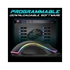 Spirit of Gamer Egér - ELITE-M30 (Optikai, 12800DPI, 10 gomb programozható, RGB, harisnyázott kábel, fekete)