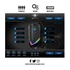 Spirit of Gamer Egér - PRO-M3 RGB (Optikai, 7200DPI, 8 gomb, harisnyázott kábel, fekete) + egérpad