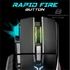 Spirit of Gamer Egér - PRO-M5 RGB (Optikai, 12800DPI, 1000Hz, 8 gomb, harisnyázott kábel, fekete)