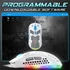 Spirit of Gamer Egér - S-PM4 RGB Arctic (Optikai, 12800DPI, 6 gomb, harisnyázott kábel, fehér)