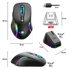 Spirit of Gamer Egér Vezeték nélküli  - ELITE-M50 Black (Optikai, 8000DPI, 1000Hz, 6 programozható gomb, RGB, fekete)
