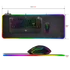 Spirit of Gamer Egérpad - RGB Large (RGB háttérvilágítás, 800 x 300 x 4mm; fekete)