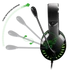 Spirit of Gamer Fejhallgató - PRO-H3 Xbox (Xbox One/Series X/S, mikrofon, 3.5mm jack, hangerőszabályzó, 1m kábel, zöld)