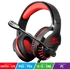 Spirit of Gamer Fejhallgató - PRO-H3 Red (MultiPlatform, mikrofon, 3.5mm jack, hangerőszabályzó, 2m kábel, piros)