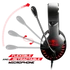Spirit of Gamer Fejhallgató - PRO-H3 Red (MultiPlatform, mikrofon, 3.5mm jack, hangerőszabályzó, 2m kábel, piros)