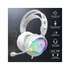 Spirit of Gamer Fejhallgató - PRO-H6 RGB White (MultiPlatform, mikrofon, 3.5mm jack, hangerőszabályzó, 2m kábel, fehér)