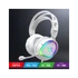 Spirit of Gamer Fejhallgató - PRO-H6 RGB White (MultiPlatform, mikrofon, 3.5mm jack, hangerőszabályzó, 2m kábel, fehér)