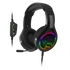 Spirit of Gamer Fejhallgató - PRO-H8 RGB Dark (MultiPlatform, mikrofon, 3.5mm jack, hangerőszabályzó, 2m kábel, fekete)
