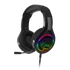 Spirit of Gamer Fejhallgató - PRO-H8 RGB Dark (MultiPlatform, mikrofon, 3.5mm jack, hangerőszabályzó, 2m kábel, fekete)