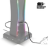 Spirit of Gamer Fejhallgató állvány - SENTINEL (4xUSB2.0, kábelvezetés, csúszásmentes talp, 11 RGB preset)