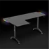 Spirit of Gamer Gamer Asztal - Headquarter 600 L (MDF lap, fém lábak, fekete, RGB LED háttérvilágítás, 140 x 60 x 75cm)
