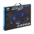 Spirit of Gamer Notebook Hűtőpad 17"-ig - AIRBLADE 600 Blue (15dB; max. 95,14 m3/h; 2x12cm, LED, 2xUSB2.0)