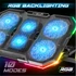 Spirit of Gamer Notebook Hűtőpad 17"-ig - AIRBLADE 700 RGB (29dB; max. 180 m3/h; 4x10cm+2x7cm, RGB LED, 2xUSB2.0)
