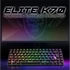 Spirit of Gamer Billentyűzet Vezeték nélküli - ELITE K70 (TKL, 85 gomb,, RGB LED,USB, anti-ghost, fekete, magyar)