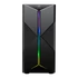 Spirit of Gamer Számítógépház - CLONE 3 Black (fekete, ablakos, 2x12cm ventilátor, alsó táp,  ATX, 1xUSB3.0, 2xUSB2.0)