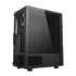 Spirit of Gamer Számítógépház - CLONE 3 Black (fekete, ablakos, 2x12cm ventilátor, alsó táp,  ATX, 1xUSB3.0, 2xUSB2.0)