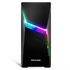 Spirit of Gamer Számítógépház - CLONE 4 Black (fekete, ablakos, 2x12cm ventilátor, alsó táp,  ATX, 1xUSB3.0, 2xUSB2.0)