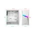 Spirit of Gamer Számítógépház - CLONE 4 White (fekete, ablakos, 2x12cm ventilátor, alsó táp,  ATX, 1xUSB3.0, 2xUSB2.0)
