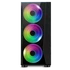 Spirit of Gamer Számítógépház - GHOST III RGB (fekete, ablakos, 4x12cm ventilátor, ATX, mATX, 2xUSB3.0, 1xUSB2.0)