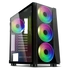 Spirit of Gamer Számítógépház - GHOST III RGB (fekete, ablakos, 4x12cm ventilátor, ATX, mATX, 2xUSB3.0, 1xUSB2.0)