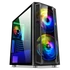 Spirit of Gamer Számítógépház - GHOST 5 RGB (fekete, ablakos, 2x20cm, 2x12cm ventilátor, ATX, mATX, 2xUSB3.0, 1xUSB2.0)