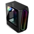 Spirit of Gamer Számítógépház - INFINITY Black (fekete, ablakos, 2x12cm ventilátor, alsó táp,  ATX, 1xUSB3.0, 2xUSB2.0)