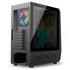 Spirit of Gamer Számítógépház - INFINITY Black (fekete, ablakos, 2x12cm ventilátor, alsó táp,  ATX, 1xUSB3.0, 2xUSB2.0)