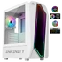Spirit of Gamer Számítógépház - INFINITY White (fekete, ablakos, 2x12cm ventilátor, alsó táp,  ATX, 1xUSB3.0, 2xUSB2.0)