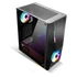 Spirit of Gamer Számítógépház - Rogue V RGB (fekete, ablakos, 2x12cm ventilátor, alsó táp,  ATX, 1xUSB3.0, 2xUSB2.0)
