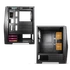 Spirit of Gamer Számítógépház - Rogue V RGB (fekete, ablakos, 2x12cm ventilátor, alsó táp,  ATX, 1xUSB3.0, 2xUSB2.0)