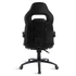 Spirit of Gamer szék - MUSTANG Black (állítható dőlés/magasság; kihajtható lábtartó; max.120kg-ig, fekete)