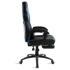 Spirit of Gamer szék - MUSTANG Blue (állítható dőlés/magasság; kihajtható lábtartó; max.120kg-ig, kék)