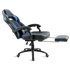 Spirit of Gamer szék - MUSTANG Blue (állítható dőlés/magasság; kihajtható lábtartó; max.120kg-ig, kék)
