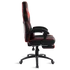 Spirit of Gamer szék - MUSTANG Red (állítható dőlés/magasság; kihajtható lábtartó; max.120kg-ig, piros)
