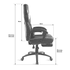 Spirit of Gamer szék - MUSTANG White (állítható dőlés/magasság; kihajtható lábtartó; max.120kg-ig, fehér)