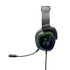 The G-Lab Fejhallgató - KORP RADIUM BLACK (mikrofon,USB, 3,5mm Jack, hangerőszabályzó, LED,nagy-párnás)
