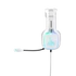 The G-Lab Fejhallgató - KORP VANADIUM (mikrofon, USB, 3,5mm Jack, hangerőszabályzó, nagy-párnás, RGB, fehér)