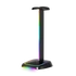 The G-Lab Fejhallgató állvány - K STAND NEON RGB H (fekete, USB-C, USB-A, univerzális, csúszásgátló, RGB)