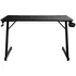 The G-Lab Gamer Asztal - K DESK ELECTRON EX (120x60cm, fém, pohártartó, fejhallgatótartó, fekete, RGB LED)
