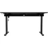 The G-Lab Gamer Asztal - K DESK PLATINIUM (140x75cm, fém, pohár, fejhallgatótartó, fekete, motoros magasság áll., RGB)