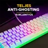 The G-Lab Gamer Billentyűzet - KEYZ HYDROGEN W/HU (RGB LED, TKL, USB, fehér, magyar)