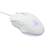 The G-Lab Gamer Egér - KULT HELIUM W (3200 DPI, 6 gomb, makro, 1,8m kábel, RGB LED, fehér)