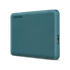 Toshiba Külső HDD 2.5" - 1TB Canvio Advance Zöld (USB3.0; ~5Gbps; NTFS/HFS+; Mac kompatibilis)