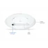 UBiQUiTi Wireless Access Point DualBand 1x2,5Gbps, 5Gbps, 2x2 MU-MIMO, WiFi7, POE nélkül, Falra rögzíthető - U7-LITE