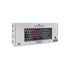 WHITE SHARK GK-2202-2B/BL-US ASHIKO-2/B/BL-US fekete mech.bill. angol, 61 kék kapcs.