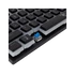 WHITE SHARK GK-2202-2B/BL-US ASHIKO-2/B/BL-US fekete mech.bill. angol, 61 kék kapcs.
