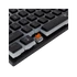 WHITE SHARK GK-2202-2B/R-US ASHIKO-2/B/R-US fekete mech. bill. angol, 61 piros kapcs