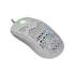 WHITE SHARK GM-5007W GALAHAD gamer egér, fehér, 6400 dpi